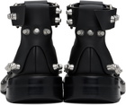 Alexander Wang Black Dixon Buckle Boots