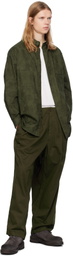 Y's For Men Khaki Flower Jacquard Shirt
