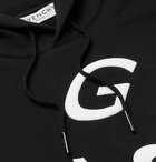 GIVENCHY - Logo-Embroidered Loopback Cotton-Jersey Hoodie - Black