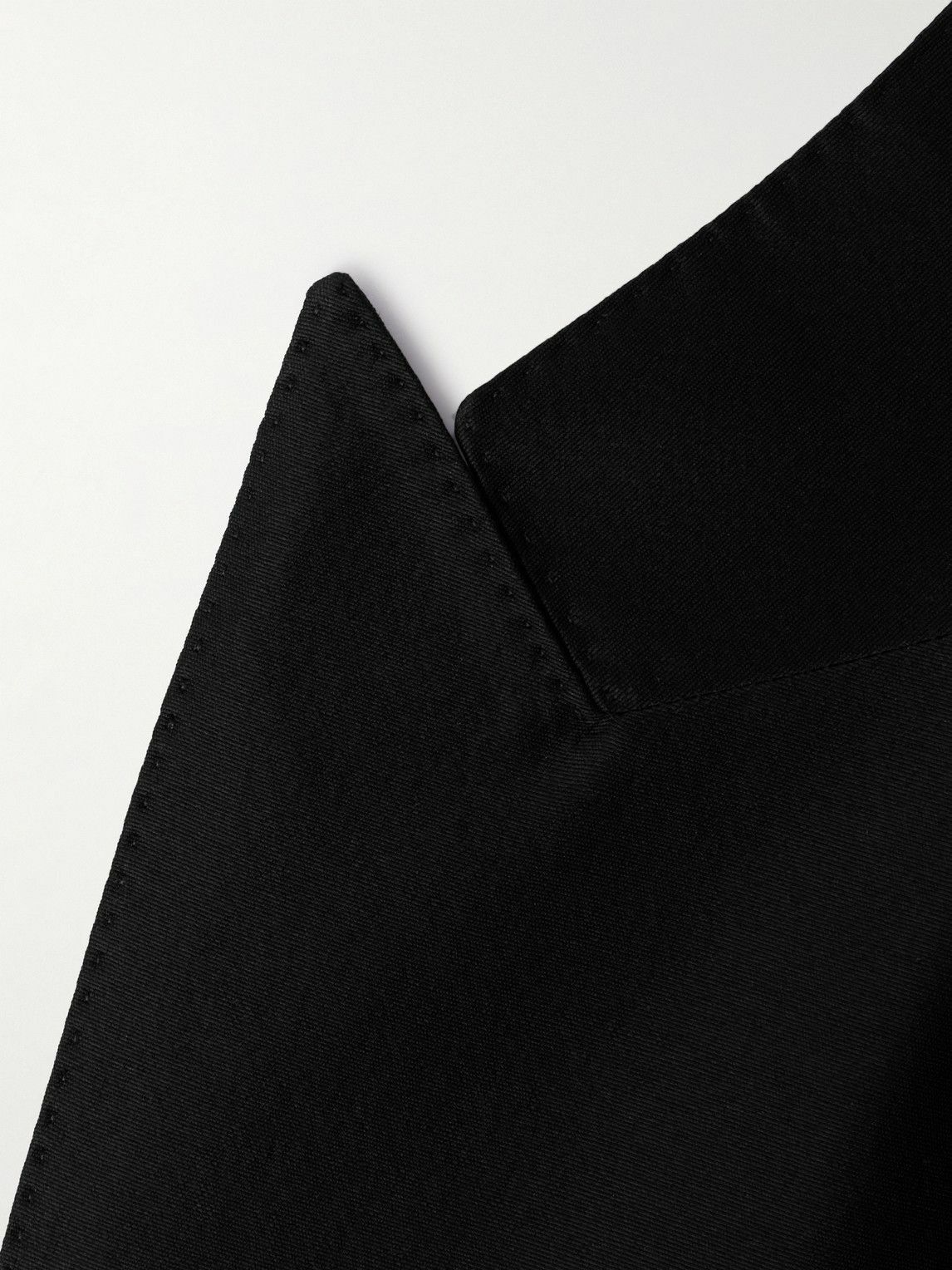 TOM FORD - Dyylan Wool and Silk-Blend Twill Suit Jacket - Black