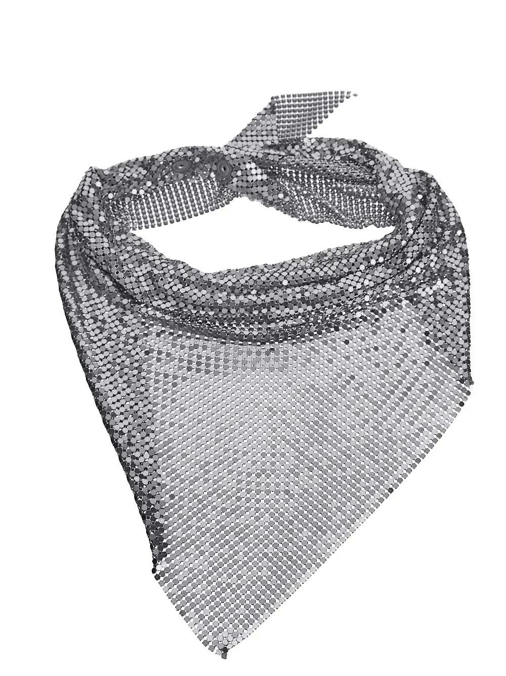 Rabanne ピクセル メッシュ カフ Paco Rabanne - Mesh scarf Paco Rabanne