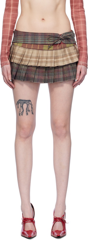 Photo: Raga Malak Multicolor Save Us Miniskirt