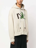 PALM ANGELS - Broken Palm Cotton Hoodie