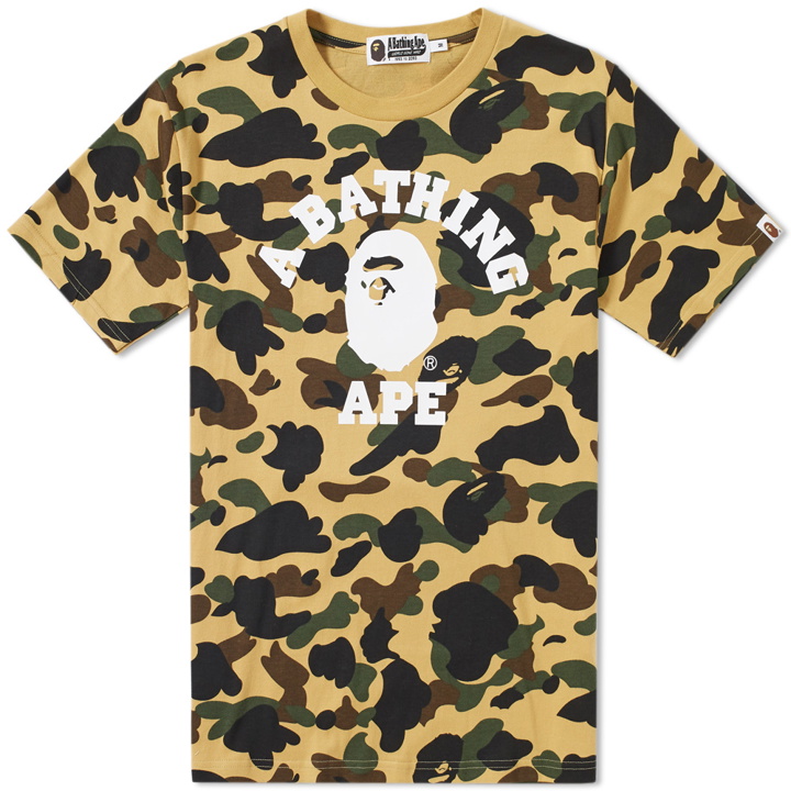 Photo: A Bathing Ape 1st Camo College Tee