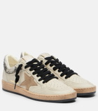 Golden Goose Ball Star leopard-print leather sneakers