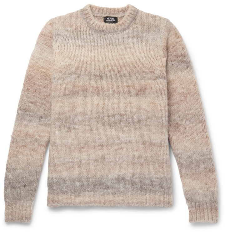 Photo: A.P.C. - Rudy Knitted Sweater - Neutrals