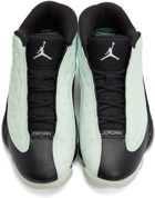 Nike Jordan Black & Green Air Jordan 13 Retro Low Sneakers