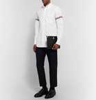 Thom Browne - Grosgrain-Trimmed Cotton-Poplin Shirt - White