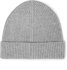 J.Crew - Ribbed Cashmere Beanie - Gray