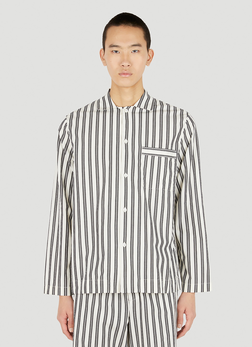 Tekla Striped Classic Pyjama Shirt