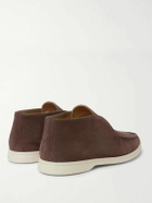 Loro Piana - Open Walk Suede Boots - Brown