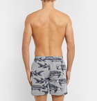 Vilebrequin - Moorea Mid-Length Printed Swim Shorts - Men - Navy