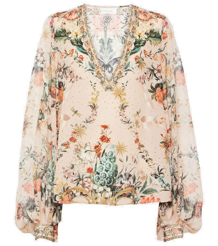 Photo: Camilla Floral silk blouse