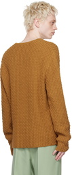 Stockholm (Surfboard) Club Brown V-Neck Sweater