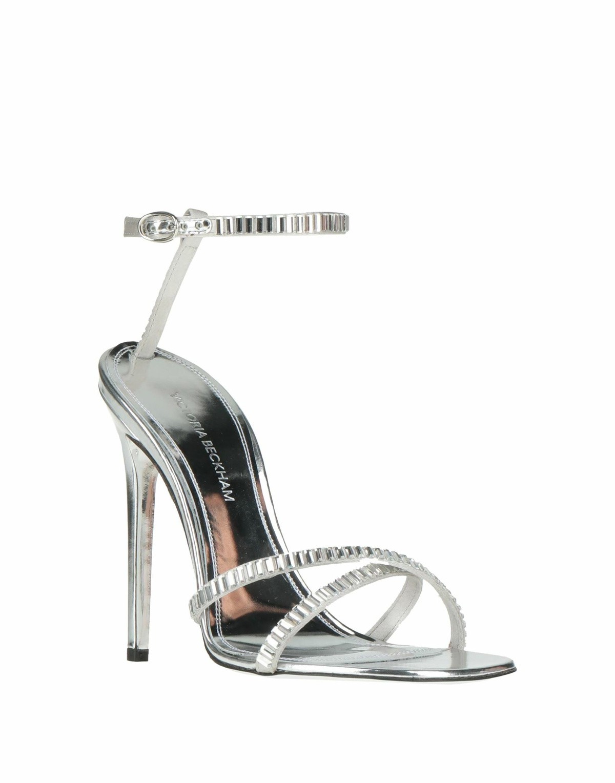 Victoria Beckham Womens Sandals in Silver
