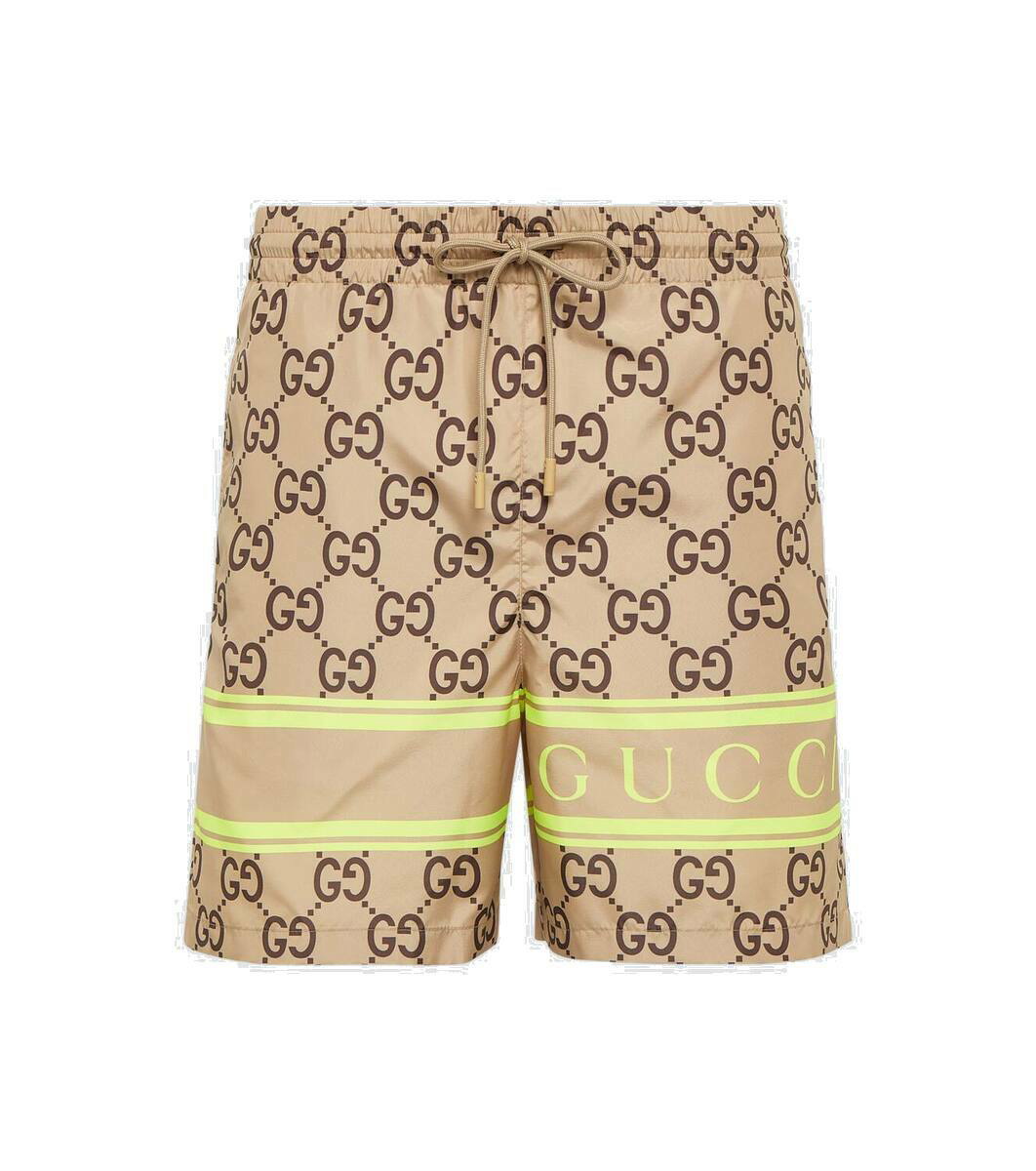 Gucci Tan Jumbo GG Lounge Pants