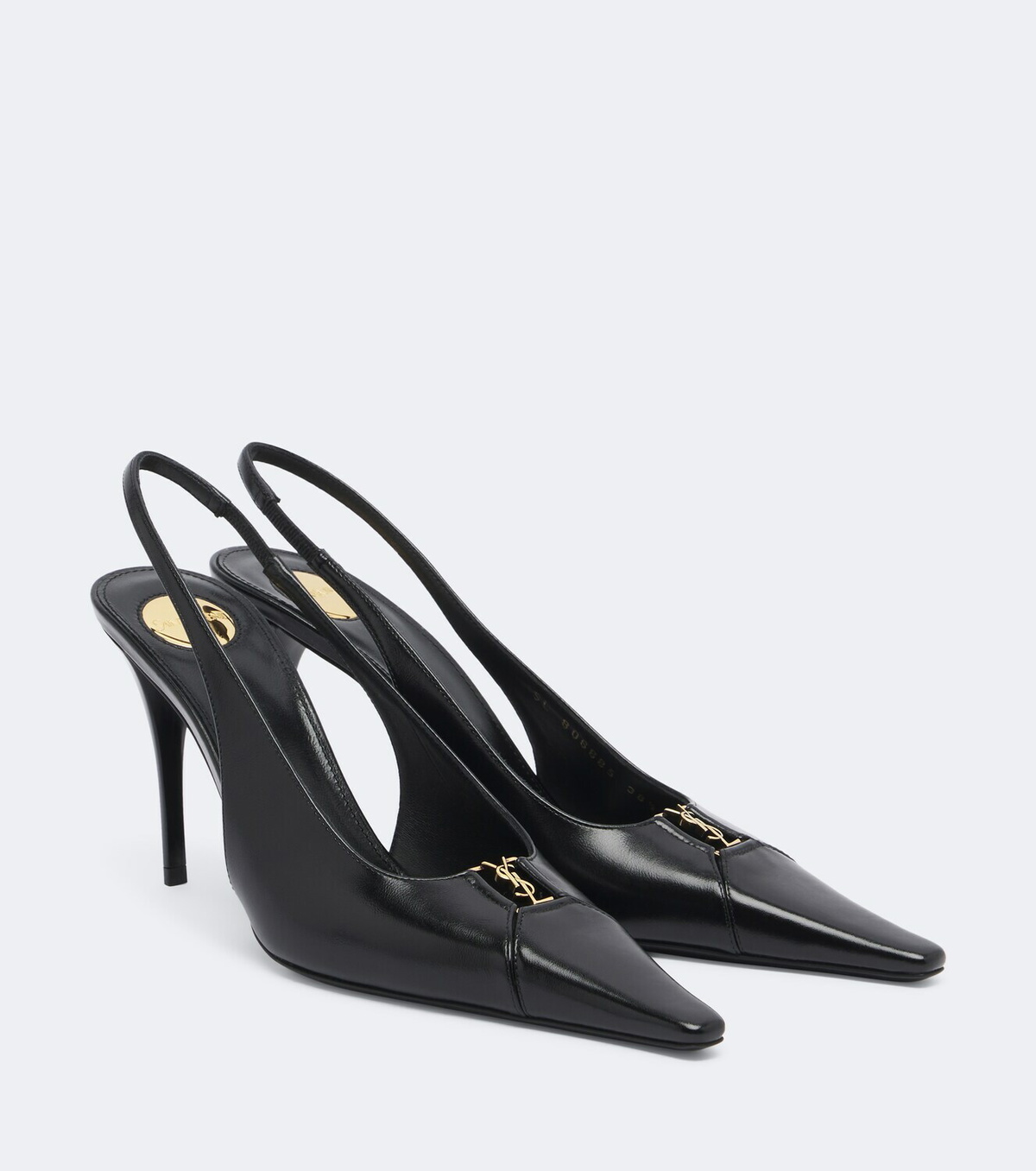 Saint Laurent Cassandre leather slingback pumps