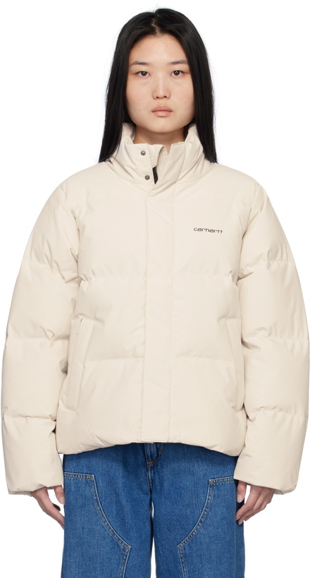 Photo: Carhartt Work In Progress Off-White Yanie Down Jacket