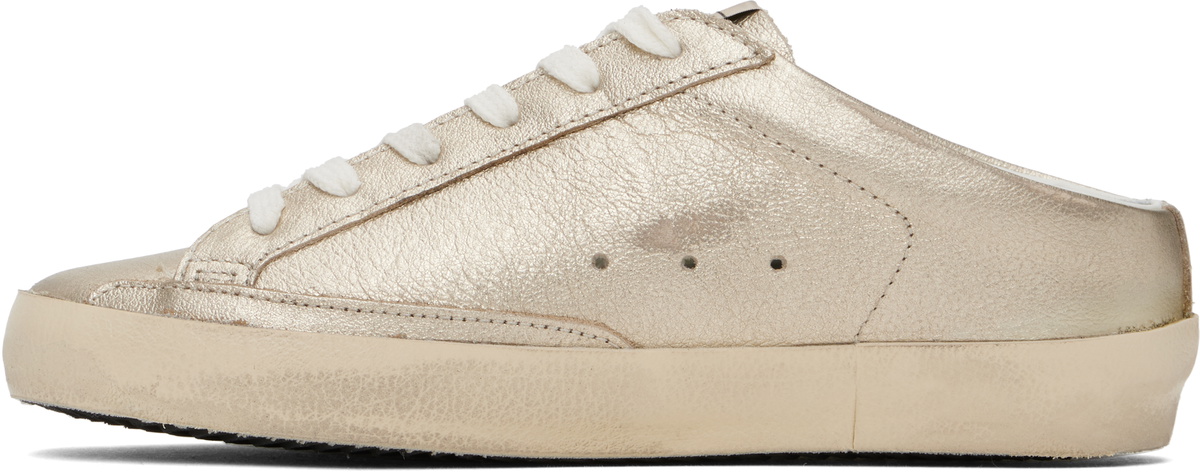 【関税込み】GOLDEN  SUPERSTAR' SABOTS Golden Goose Gold Super-Star Sabot Sneakers Golden Goose