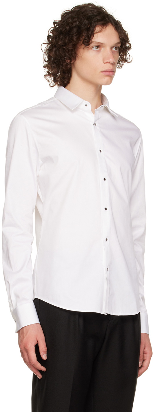 Wooyoungmi White Spread Collar Shirt Wooyoungmi
