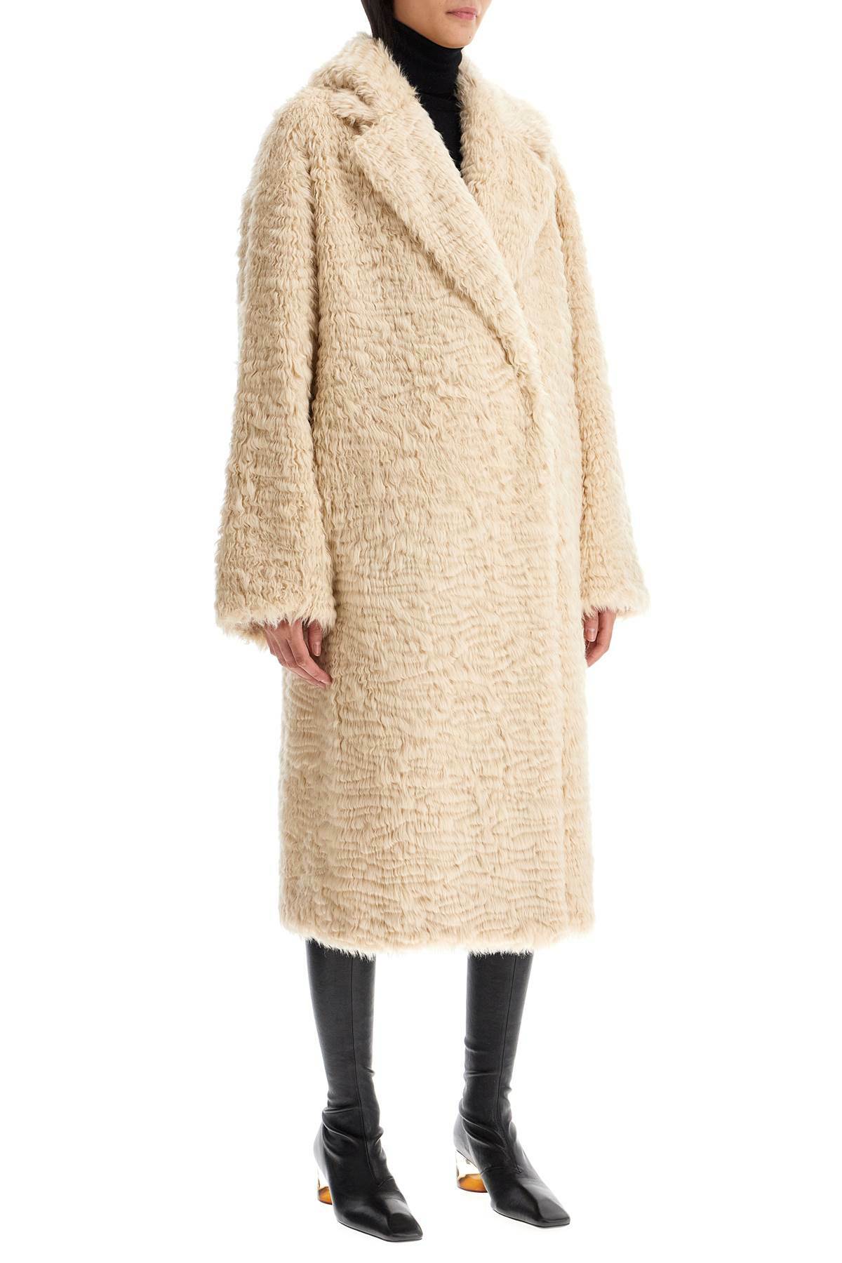 STAND STUDIO nicole faux fur coat Beige