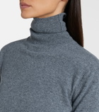 Jil Sander Wool and cashmere turtleneck sweater