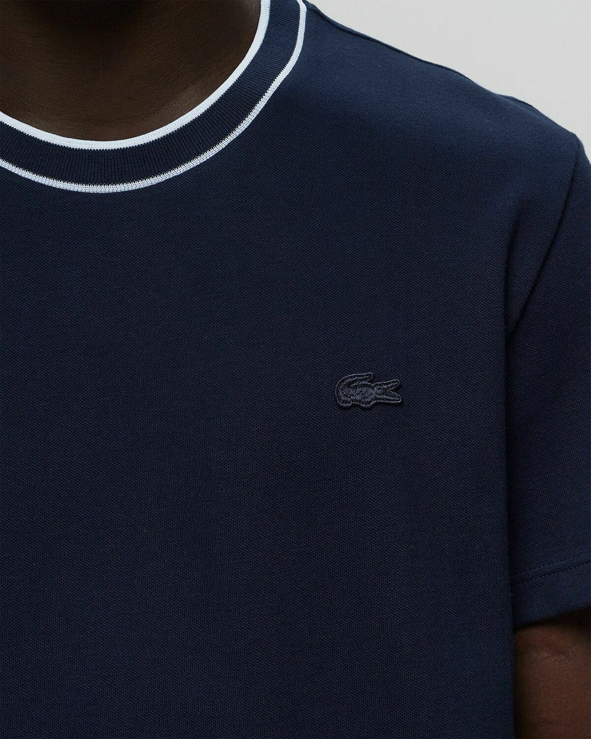 Lacoste T Shirts & Rollis Blue Shortsleeves