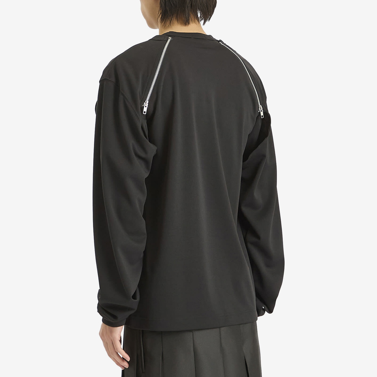 トップス \"COMME de GARCONS HOMME PLUS\"Long Sleeve COMME des GARCONS HOMME PLUS Size XS Black Studded Cotton Long