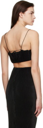 THIRD FORM Black Polyester Camisole