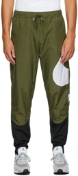 Nike Green & Black Swoosh Sportswear Lounge Pants