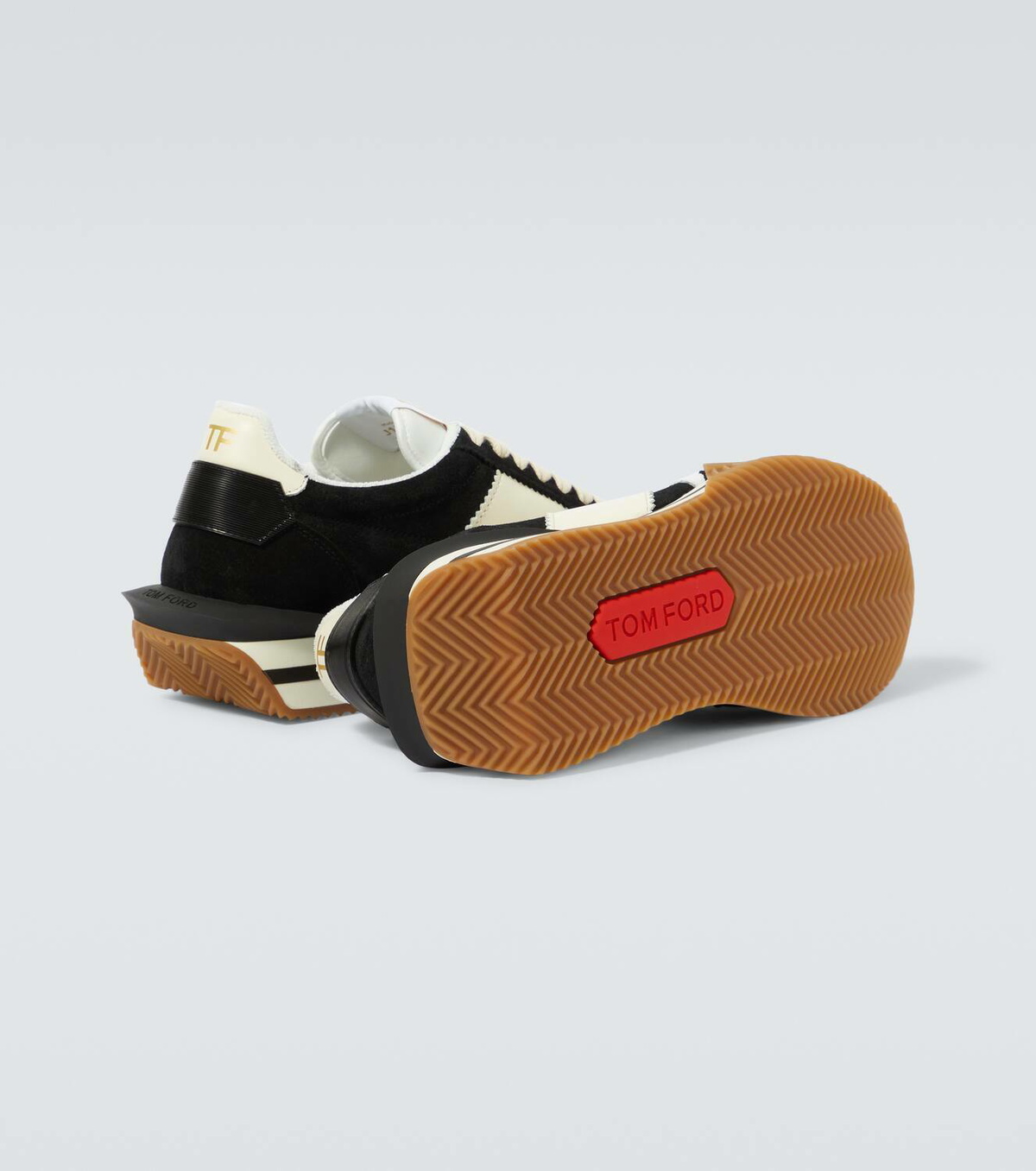 【送料&関税込】 Tom Ford Logo James Suede Sneakers Tom Ford James suede sneakers TOM FORD