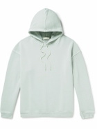 Amomento - Garment-Dyed Cotton-Jersey Hoodie - Green