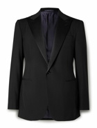 Ralph Lauren Purple label - Gregory Slim-Fit Satin-Trimmed Wool Tuxedo Jacket - Black