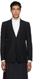 Burberry Black Wool Classic Blazer