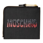 Moschino Black Magician Teddy Bear Zip Wallet