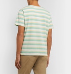 A.P.C. - Yves Striped Cotton-Jersey T-Shirt - Green