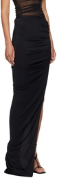 Rick Owens Lilies Black Svita Maxi Skirt