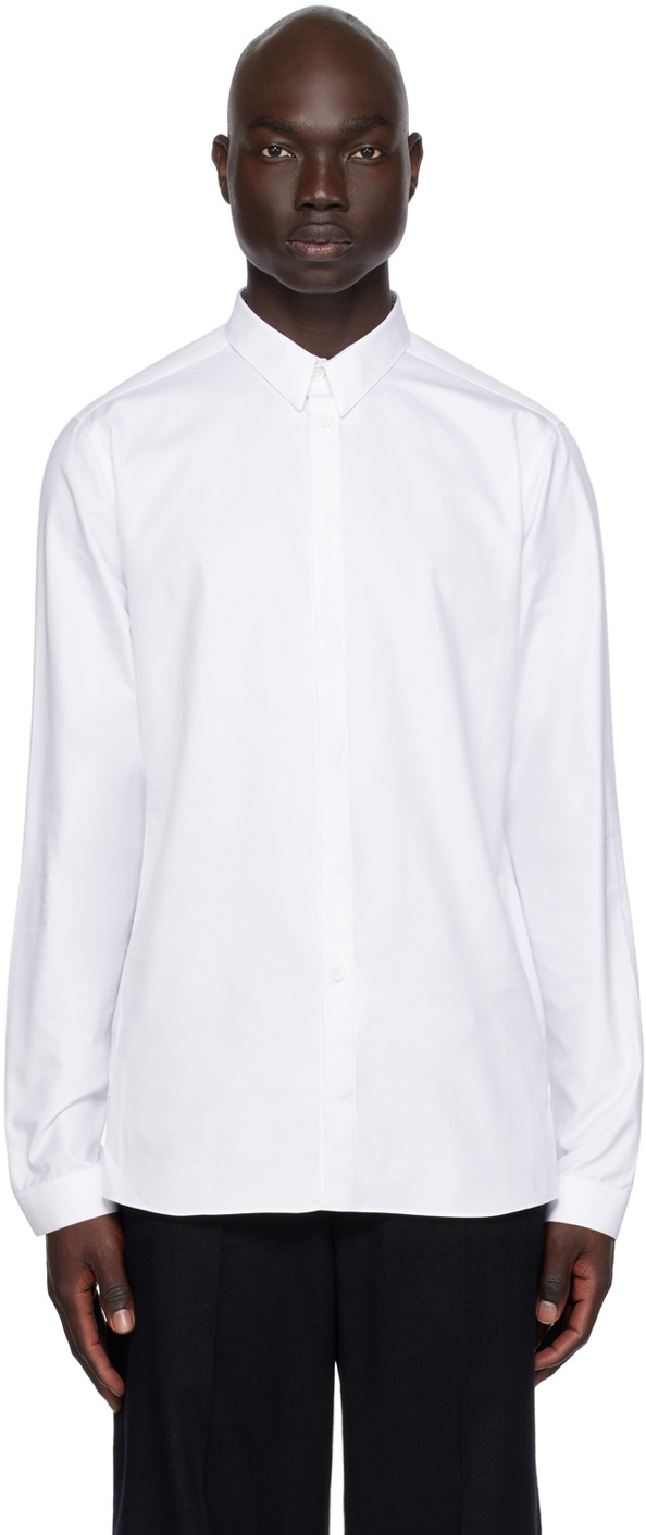 NICOLAS ANDREAS TARALIS White Button-Down Shirt
