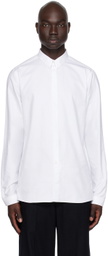 NICOLAS ANDREAS TARALIS White Button-Down Shirt