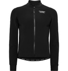 Pas Normal Studios - Logo-Print Fleece-Back Cycling Jersey - Black