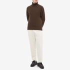 Nudie Jeans Co Men's Nudie August Rollneck Knit in Brown