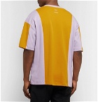 Acne Studios - Eban Colour-Block Cotton-Jersey T-Shirt - Saffron