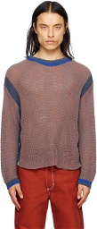 Eckhaus Latta Red Beach Sweater