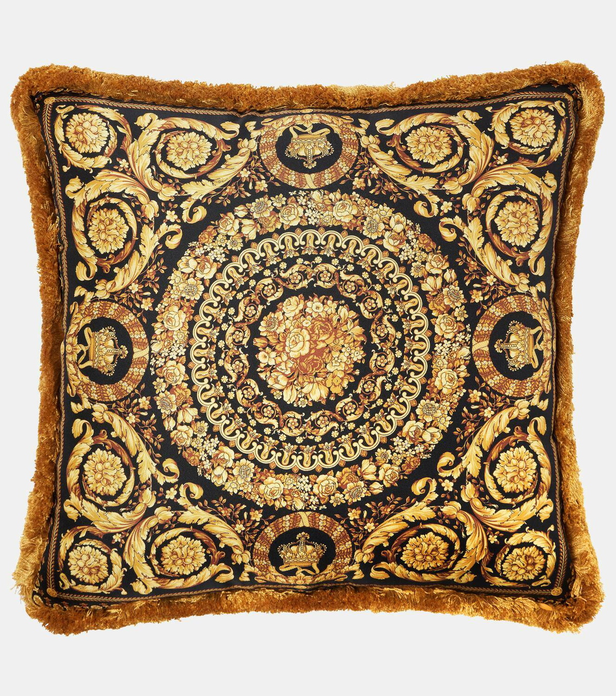 Versace Home Barocco silk cushion