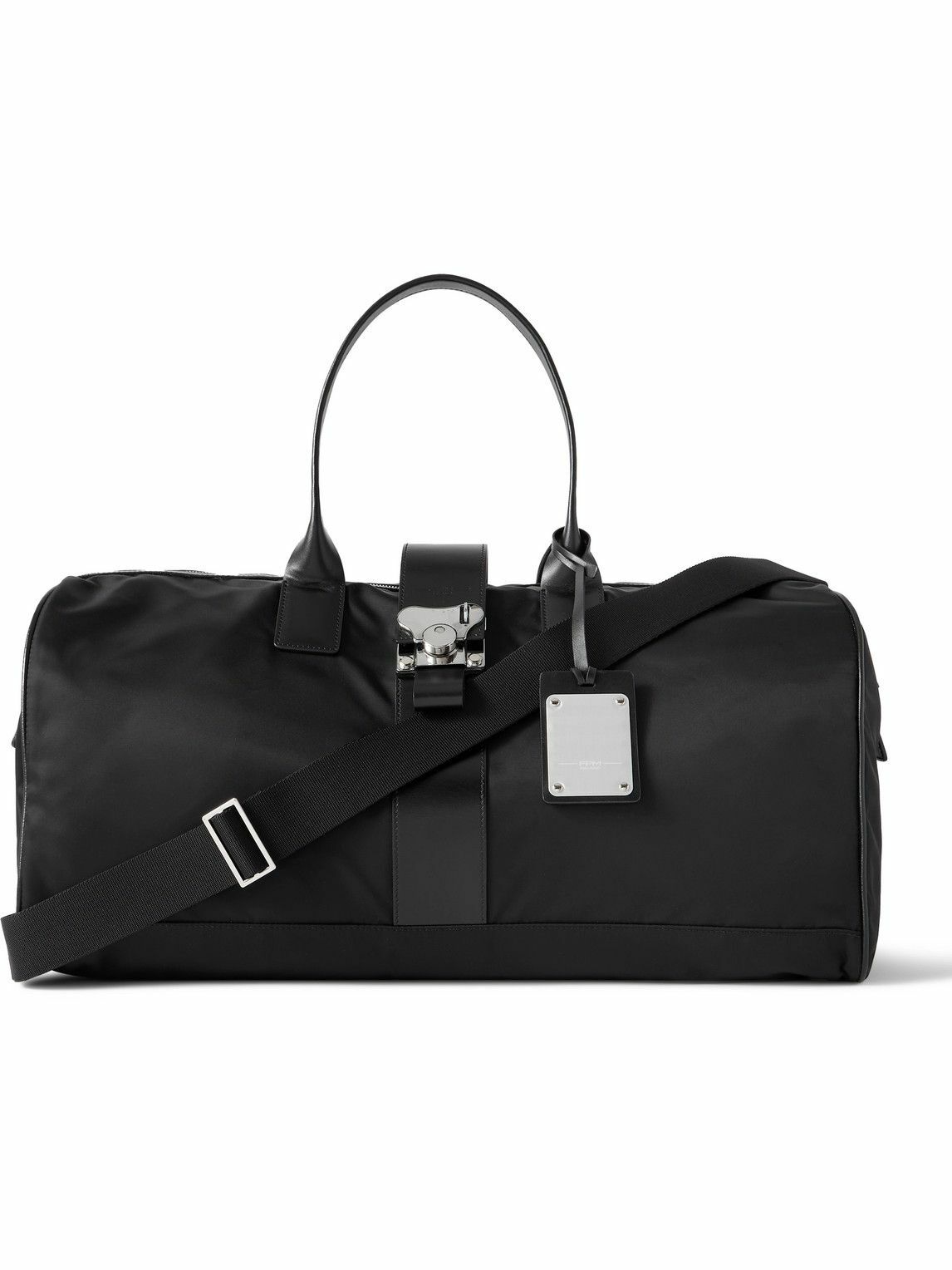FPM Milano - Butterfly Leather-Trimmed Nylon Duffle Bag