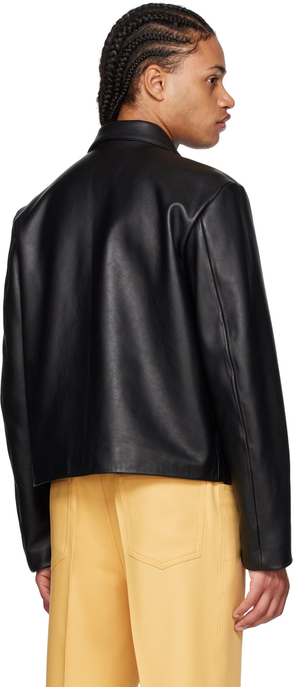 Second/Layer Black Mad Dog Leather Jacket Second/Layer
