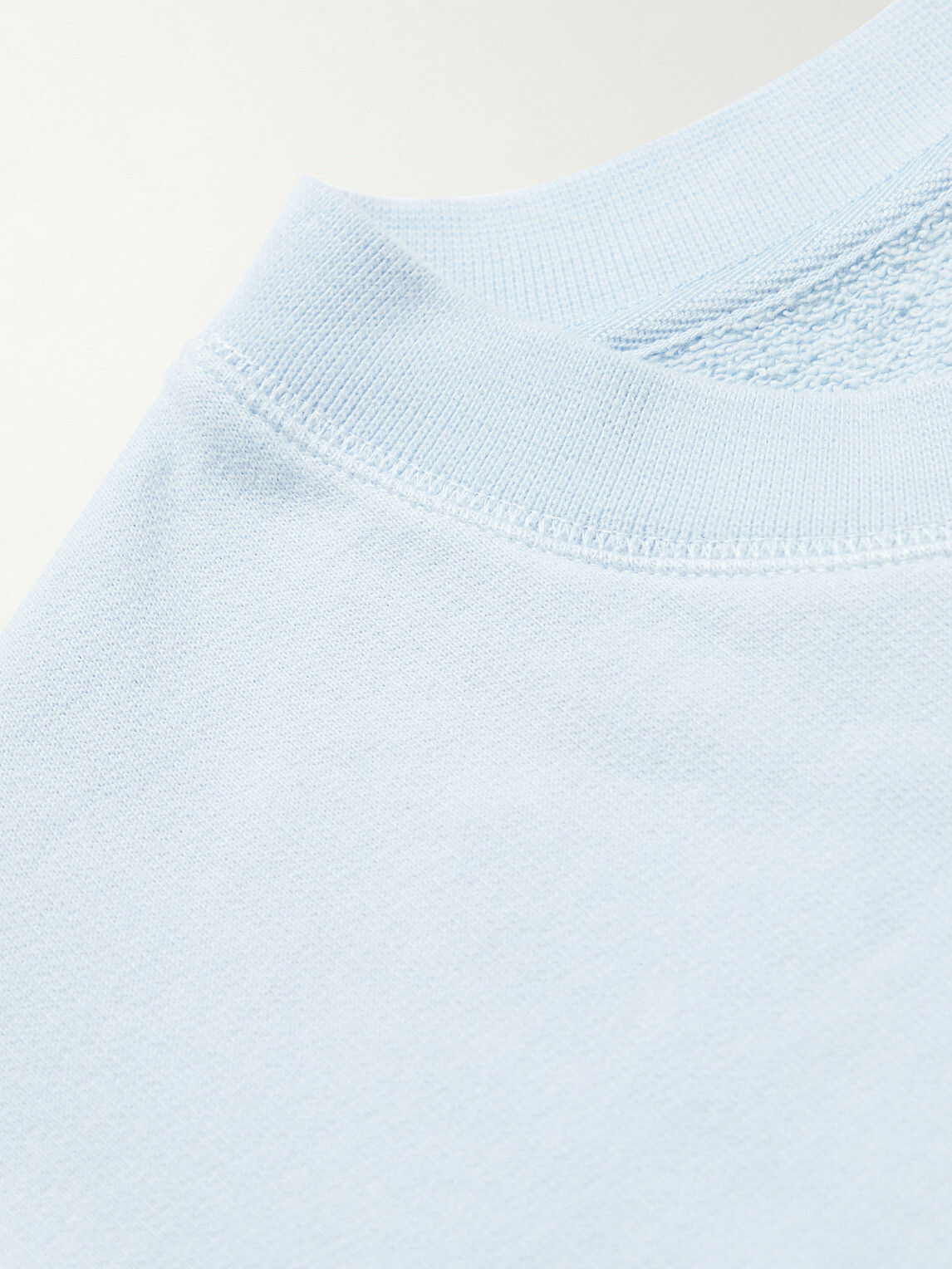 Sunspel - Cotton-Jersey Sweatshirt - Blue