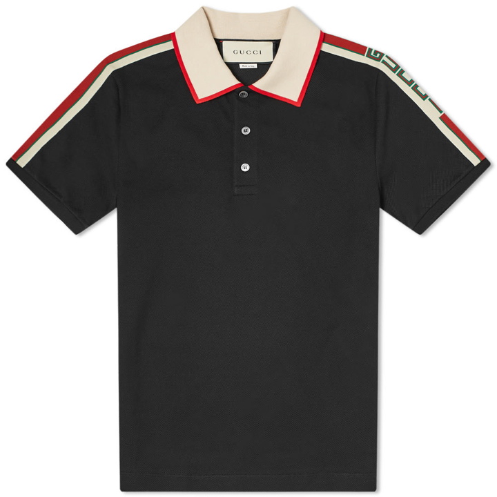 Photo: Gucci Gucci Taped Logo Polo