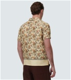 Orlebar Brown Hibbert printed bowling shirt