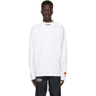 Heron Preston White Style Mock Neck Long Sleeve T-Shirt